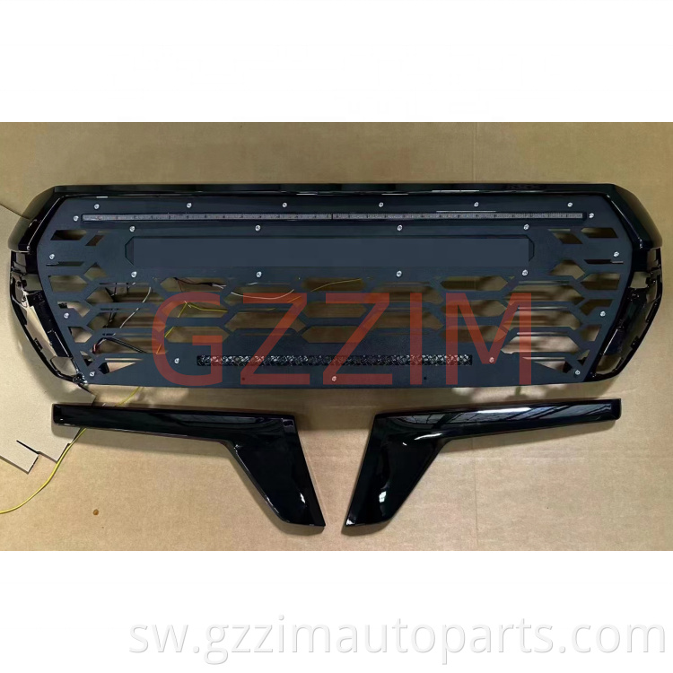 New Grille Car ABS Plastiki Grille Front Grille Fit Kwa Toyota Land Cruiser LC 200